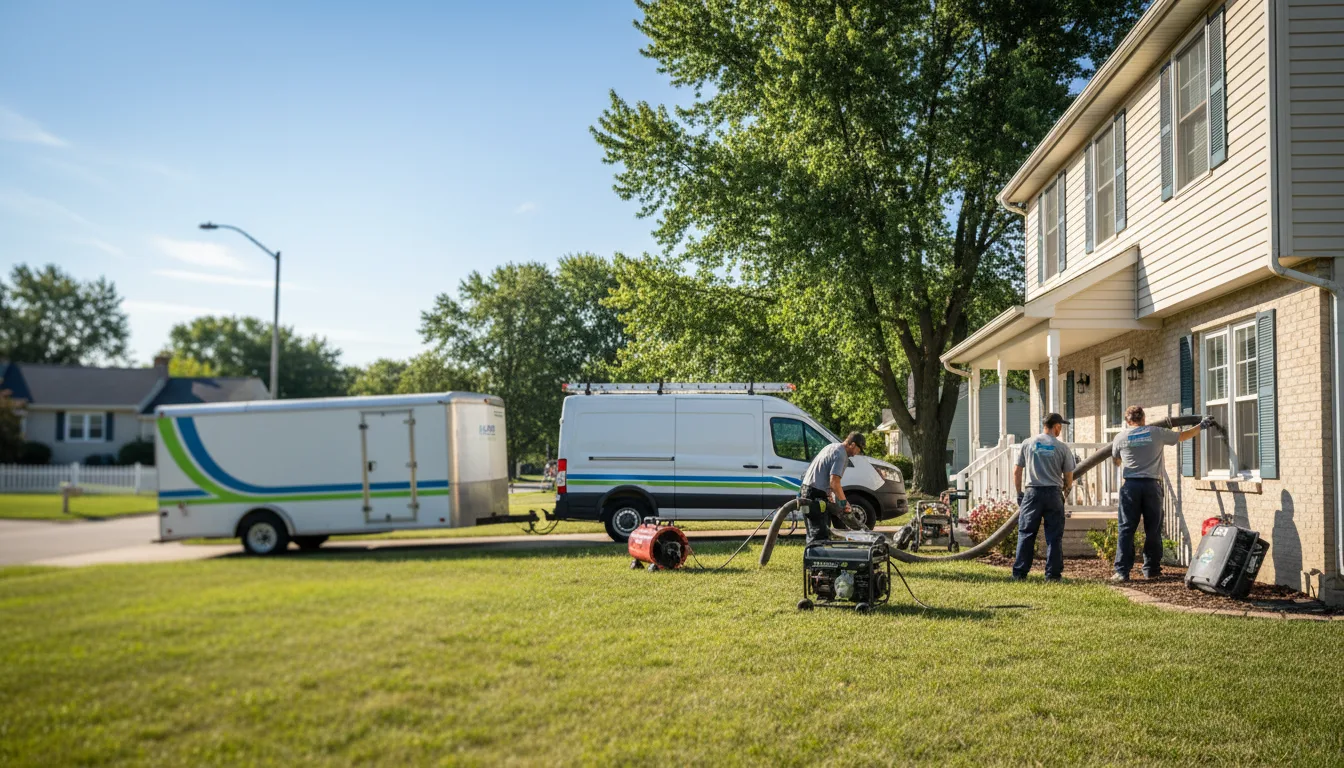 Flooded Basement Restoration And Cleanup With Repair in Carlisle, IA near me